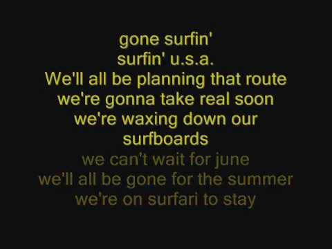 surfin U.S lyrics