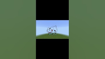 Minecraft Satisfying Bulbasaur Pixel Art Time Lapse #shorts