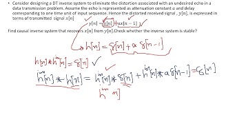 Lect18 video Numerical Problems on Properties Of LTI Systems