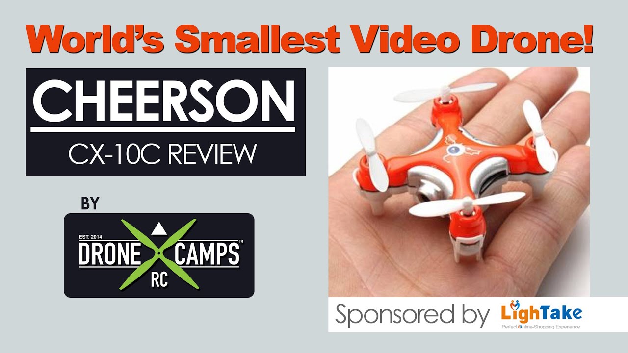 Cheerson CX 10C - World's Smallest Aerial Photography Drone (from Lightake.com)