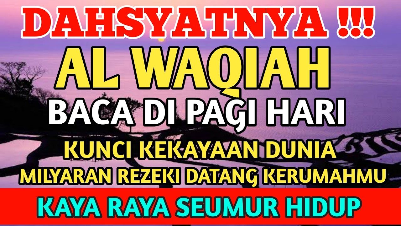 JANGAN MULAI PAGI TANPA DZIKIR INI! Rezeki & Perlindungan Seharian