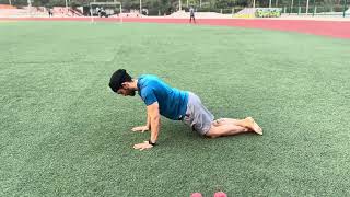 Push ups hops