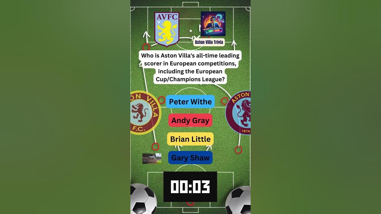 Aston Villa trivia Villa Quiz Questions Premier league football soccer