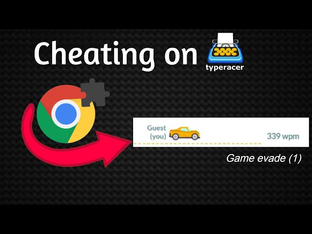I made an extension that cheats on Typeracer 