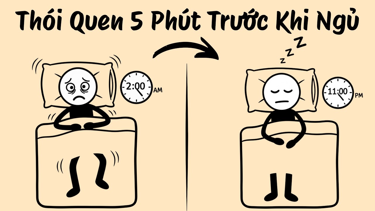 Thói quen 5 phút buổi tối giúp bạn thức dậy nhẹ nhõm và năng lượng hơn