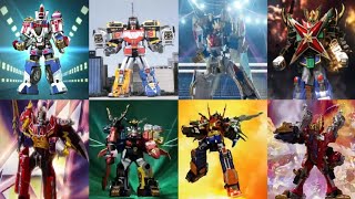 Super Sentai:All 6th Ranger Combo Mecha & Finisher|GouRyuJin/Zyutei DaiZyuJin - TegaSword White Burn