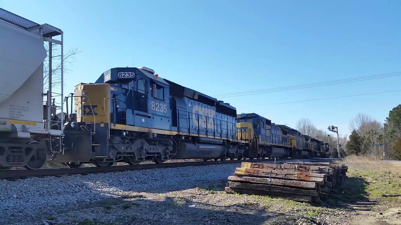 Csxt #701 & Beautiful K5LA horn on L675-06 @ Avondale signal in ...