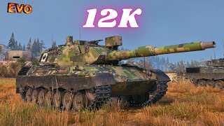 : Leopard 120  12K Damage 6 Kills & Leopard 1 - 10K Damage 8 Kills World of Tanks