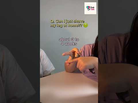 Q Can I Just Shave My Leg At Home SmoothLeg LegHairRemoval DoctorReacts Kbeauty WomensHealth
