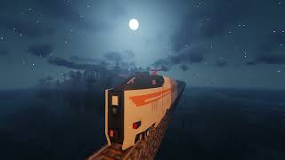 Minecraft Traincraft Mod Showcase: High Speed Train ft: High Speed Passenger Car.