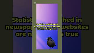 0096 Statistics published in newspapers and websites are not always true