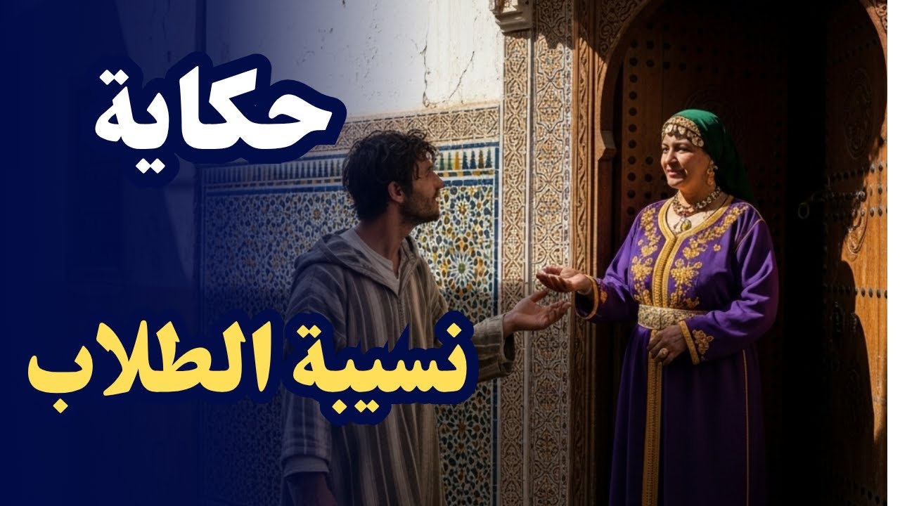 حكاية نسيبة الطلاب 🧕🔥🙍 حكاية شعبية قديمة||من أجمل حكايات الزمن الجميل 🌙💫