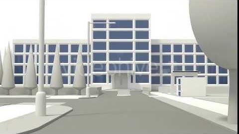 3D City Fly Through Logo Animation | After Effects project | Videohive template