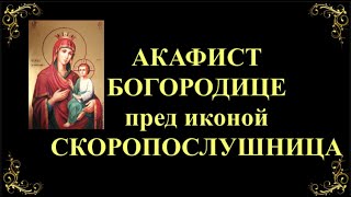 22 ноября. Акафист Пресвятой Богородице перед иконой «Скоропослушница»