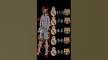 خسارات برشلونه معه ريال مدريد 