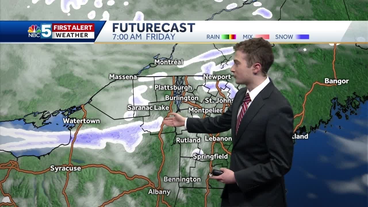Video: Scattered snow showers and colder Friday (2-27-20) - YouTube