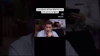 Accurate Description Of How Wall Street Sets Price Targets