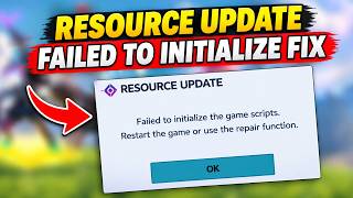 How To Fix Aniimo RESOURCE UPDATE Failed to Initialize the Game Scripts Error