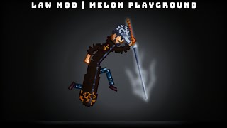 Trafalgar Law W/Kikoku From One Piece Mod Showcase | Melon Playground