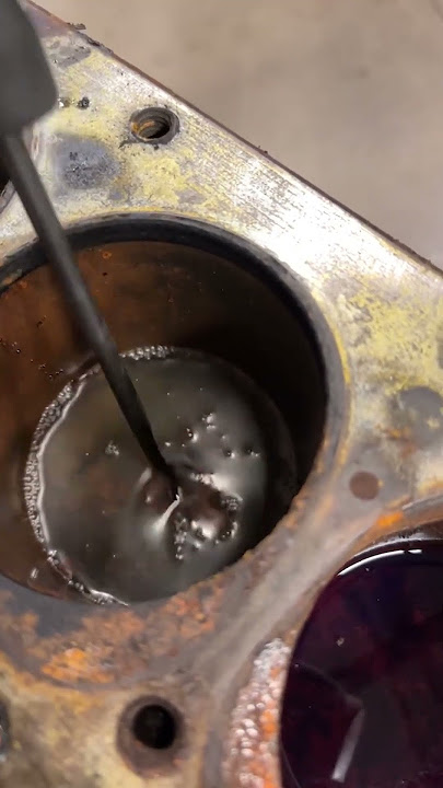 Rust Removal on an Old Inline 6 Engine (Part 2)