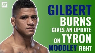 Gilbert burns gives fansided mma's amy kaplan an update on the may 23
fight negotiations with former champ tyron woodley, plus what it was
like fighting in a...