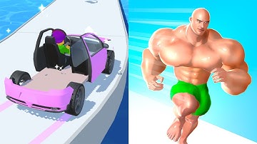 Assemble Run 3D VS Muscle Rush - All Levels Gameplay Android,ios (Part 13)