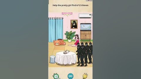 Nightmare puzzles game level 63 | help the pretty girl find 0/12 thieves #nightmare #puzzles