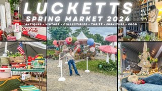 Exploring a HUGE Antique Market: Lucketts Spring Market 2024