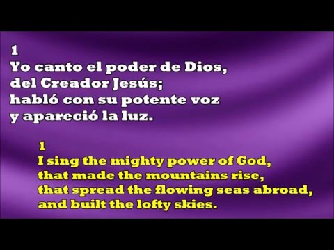 Yo Canto El Poder De Dios I Sing The Mighty Power Yo Canto El Poder De Dios I Sing The Mighty Power