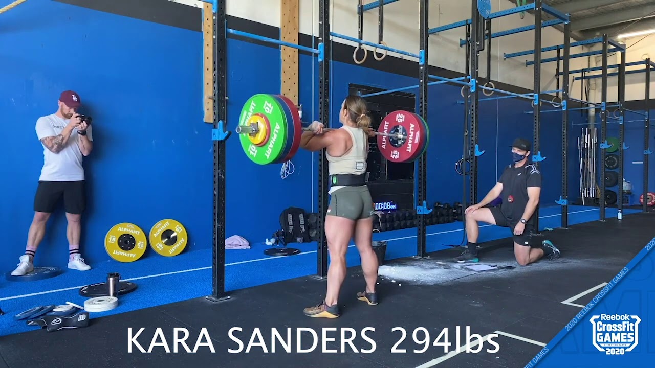 Women's Max Front Squat Highlights  -  CrossFit Games 2020 Event 2