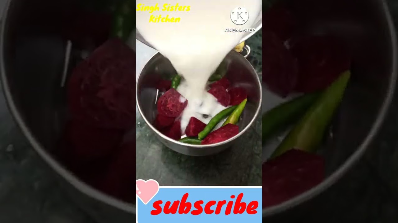 curd beetroot chutney🍵 || 