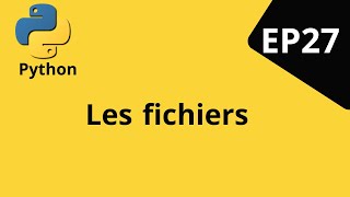 Les fichiers en python