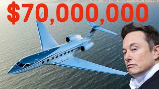 Inside Elon Musk's Insane $70 Million Dollar Private Jet