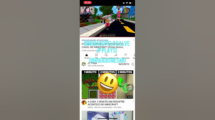 Acabei de receber um salve ao vivo do Jp plays! Não acredito nisso😃