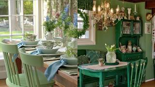 Small Green English Country Cottage | Shabby Chic Touches & Vintage Decor Inspiration screenshot 1
