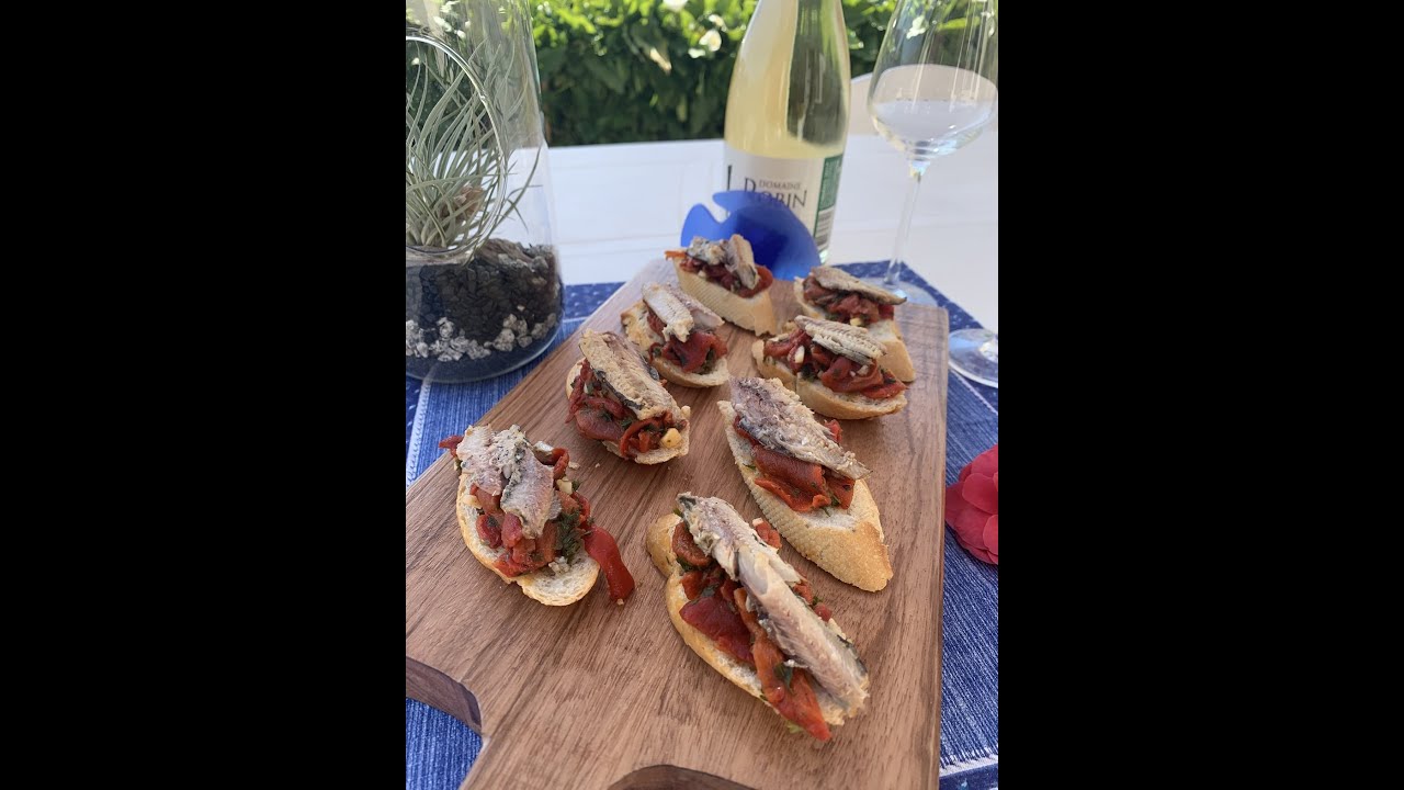 Recette Apéro Tartine de sardine rapide! 🍷🙌🏻 YouTube