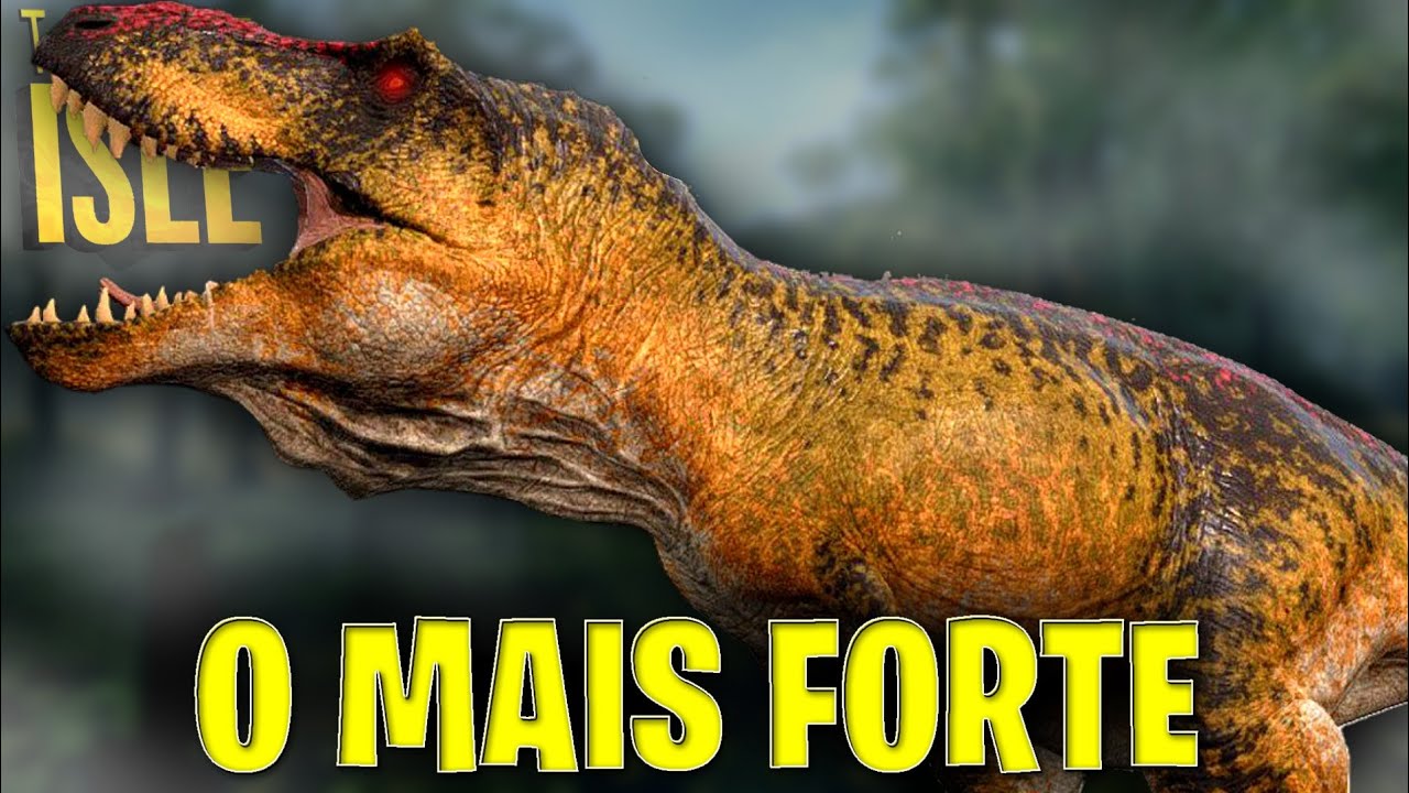 O Dinossauro mais poderoso do The Isle Evrima - Tiranossauro Rex! - YouTube