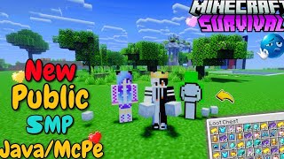 😱New Best Free Public Survival SMP Minecraft | Java + PE🔥 | All Versions Anyone Can Join🎁