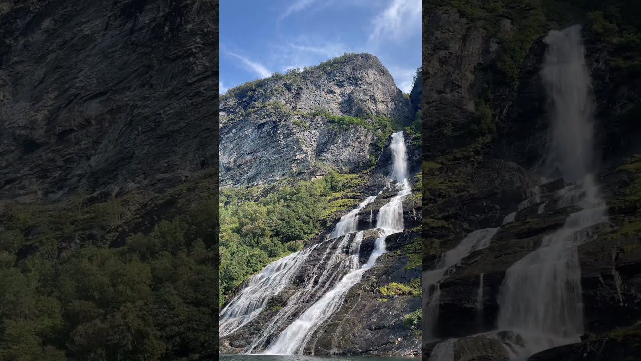 Geirangerfjord #cruise #cruiselife #smallboat #norway #fjords #norwegianfjords #geiranger #shorts