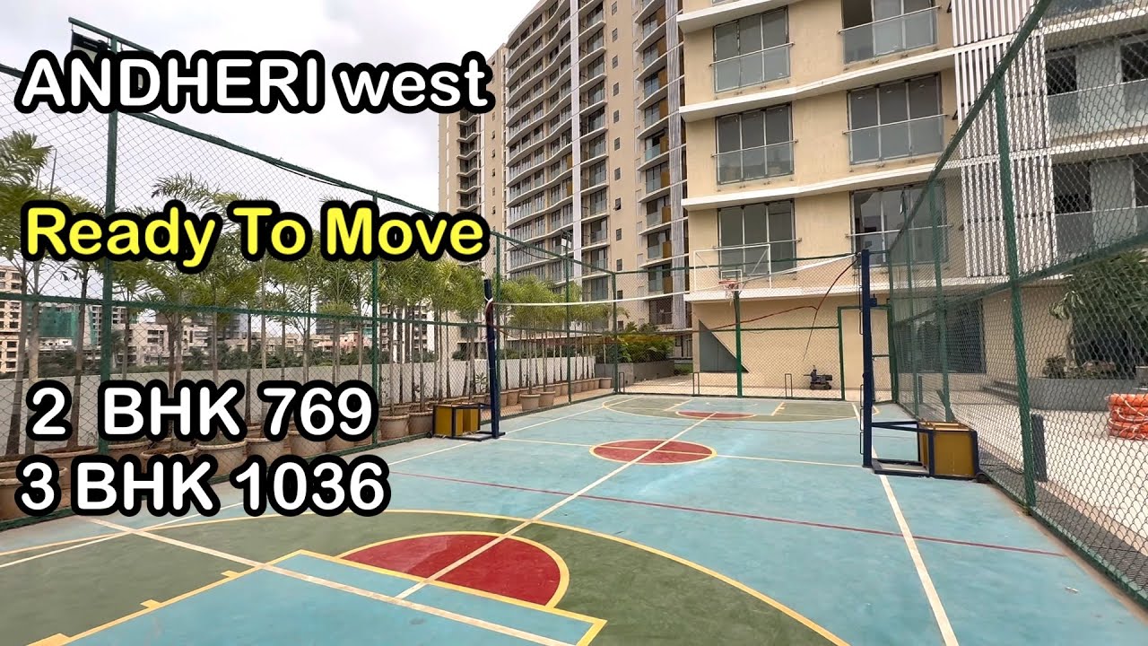 Andheri, oc recived 19 story tower 2BHK 769, 3BHK 1036, 1.25 acre land 