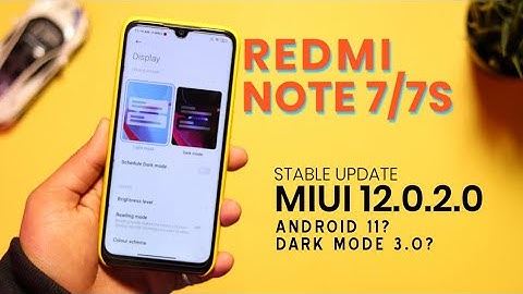 Redmi Note 7/7S MIUI 12.0.2.0 India Stable Update | Android 11? | Bugs, Dark Mode 3.0 & More...🔥🔥