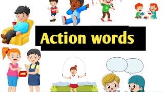 Action words/Action verbs/learning fokids/simple action words /English learning vedio for kids screenshot 4