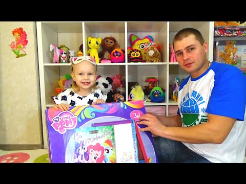 Май литл пони Доска для рисования распаковка My little pony Board for drawing unpacking