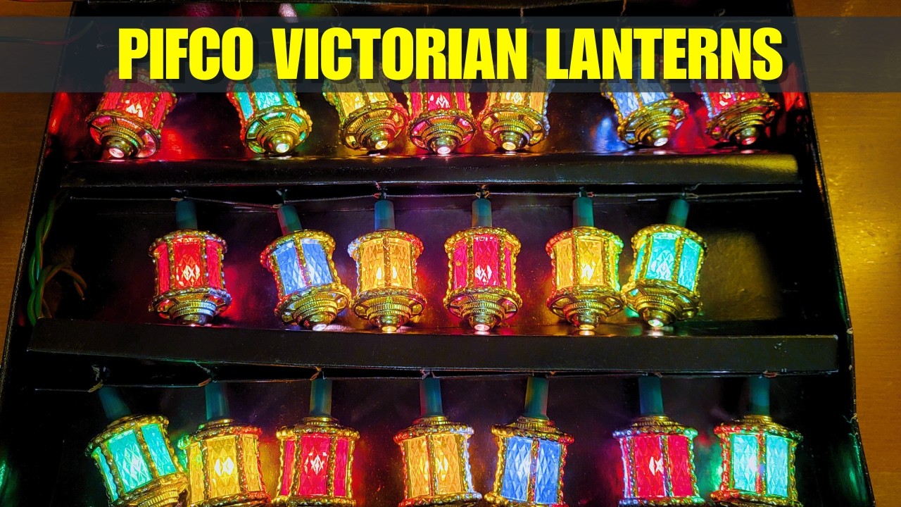 Винтажные викторианские фонари Pifco – классические рождественские огни начала 1990-х годов