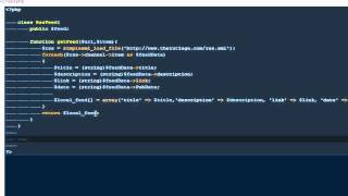 Ajax Powered Rss Widget Part 1 ( Creating Rss Class )