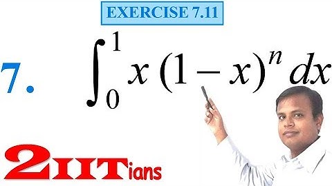 Integrals Class 12 Maths NCERT | Exercise 7.11 Q 7 | IIT JEE