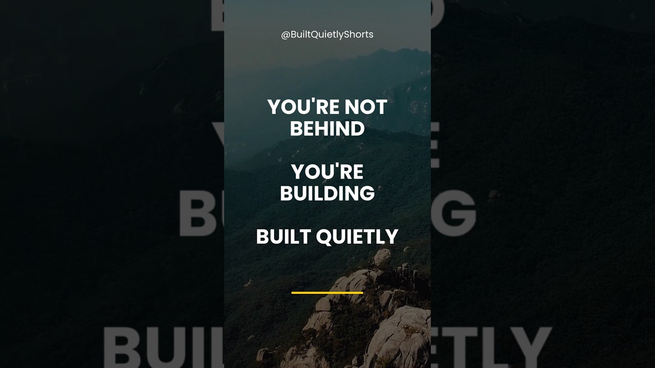 You’re Not Behind — This Is What Progress Actually Looks Like 