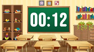 12 Second Timer with Fun Playful Kids Music Instrumental Countdown