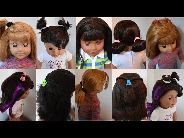 Doll Hairstyle: How To Do A Circle Braid! (AmericanGirlFan) | American girl doll  hairstyles, American girl hairstyles, Ag doll hairstyles