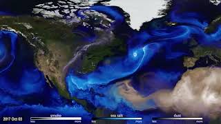 2017 Hurricanes and Aerosols Simulation 1